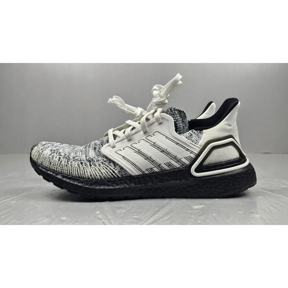 adidas Men's Oreo Black and White Athletic Running Shoes